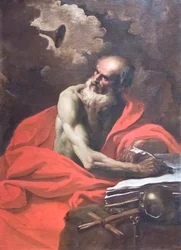Svatý Jeroným (olej na plátně)