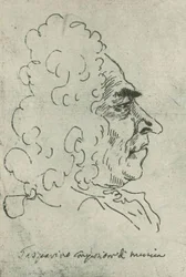 Francesco Gasparini (Pier Leone Ghezzi) Řím, Bibl Vat - Codici Ottoboniani latini 3113, fol8