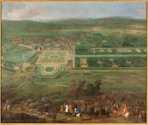 Pohled na zámek Fontainebleau