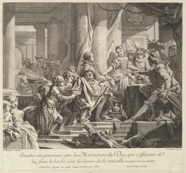 Sancho Pronásledováni kuchyňskými chlapci vévody, 18. století.