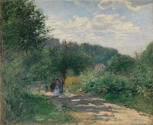 Silnice v Louveciennes, ca. 1870.