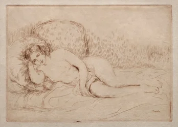 Ležící nahá žena, 1906