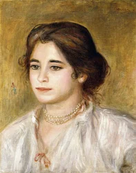 Gabrielle u náhrdelníku, 1906