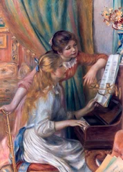 Dívky u klavíru, 1892