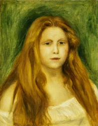 Hlava dívky; Hlava mladé dívky, 1888