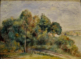 Krajina. Obraz Pierre Auguste Renoir (Pierre-Auguste