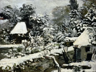 Krajina, sněhový efekt, c.1868