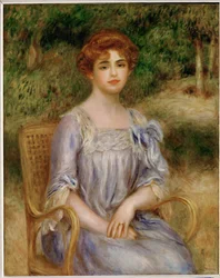 Paní Gaston Bernheim de Villiers, rozená Suzanne Adler (olej na plátně)