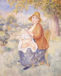 Matka a dítě, mateřství, 1886
