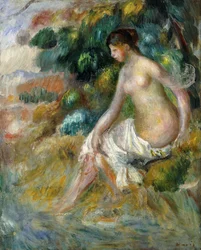 Akt v zeleni, 1887