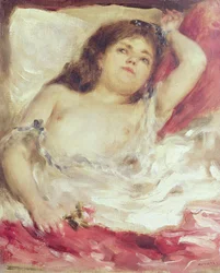Polonahá žena v posteli: Růže, před rokem 1872