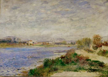 Řeka Seina u Argenteuil (olej na plátně)