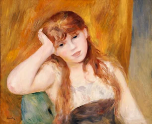 Mladá blondýnka, 1886