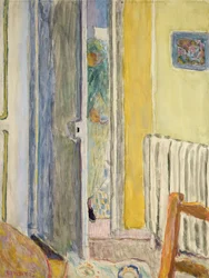 Žena vstupující do obývacího pokoje, 1942