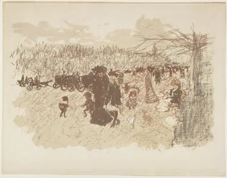 Avenue v Bois de Boulogne, c. 1898 (publikováno 1899)