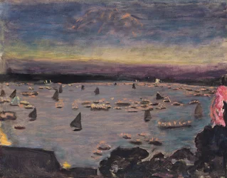 Lucernový průvod na vnější Alster, 1913