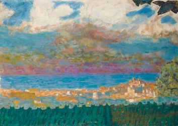 Bouřlivá obloha nad Cannes