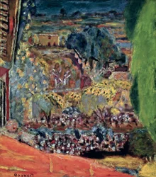 Červená střecha v Le Cannet, 1945