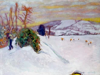 Sníh v Dauphine, 1910