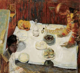 Bílá ubrusová jídelna, 1925