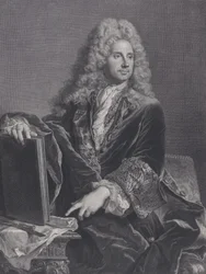 Portrét Roberta de Cotte, 1722.