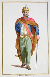 Rádža-Singa, král Cejlonu, z 