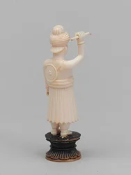 Černý pěšec, šachová figurka, Indie