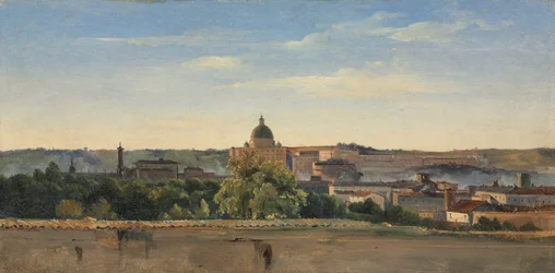 Pohled na Řím, c. 1782-1784.