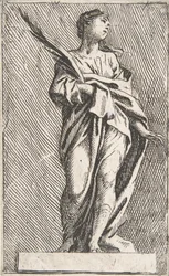 Stojící ženská postava, ca. 1739-40., ca. 1739-40.
