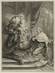Portrét Louise de la Vergne de Tressan, hraběte z Lyonu, arcibiskupa z Rouenu