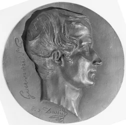 Portrét Laurenta de Gouvion Saint-Cyr (1764-1830), markýze de Gouvion a maršála Francie (bronz)