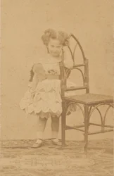 Rustikální židle, 1860.