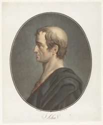Portrét van Solona Solon (název na objektu) Collection of Great Men (název série)