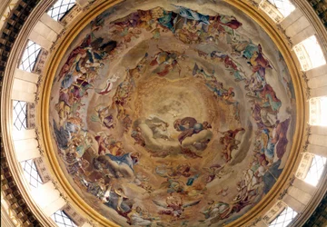 Kopule kostela Val de Grace namaloval Pierre Mignard (1612-1695)
