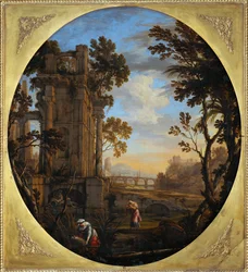 Josabeth exposant Moise sur le Nil - Josabeth casts Moses adrift on the Nile ...