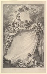 Diplom svobodných zednářů z Bordeaux, 1765-66.