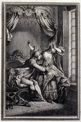 Richard Minulto - v "" Příběhy a povídky ve verších "" Jean La Fontaine. 1776. Ilustrace P. P. Choffard.