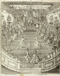 Ilustrace z Tančícího mistra, 1734