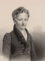 Portrét klavíristy a skladatele Sigismund Thalberg 1812-1871, 1826.