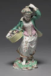 Podzimní, vyrábí Bristol Porcelain Factory, c.1775