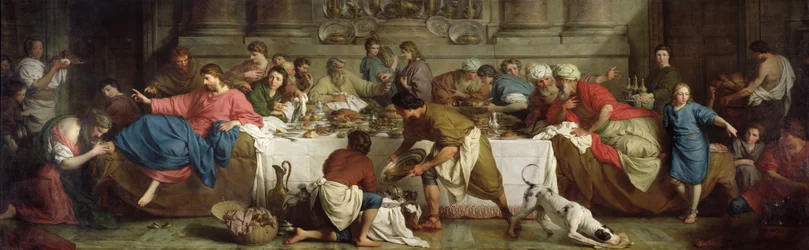 Večeře v Šimonově domě, 1737