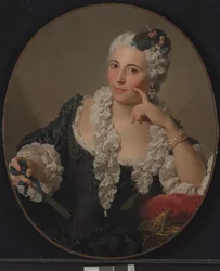 Portrét Anne-Marie Ziny Durand de Lironcourt (olej na plátně)