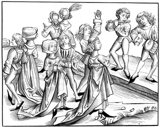 Štědrovečerní tanec, 1493 1849.