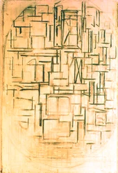 Oválná kompozice bez názvu 1914