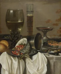 Zátiší s nádobami na pití, 1649