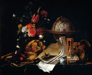 Vanitas od Pietera Claesze (1597-1660).