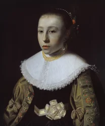 Portrét mladé dívky, 1633-35