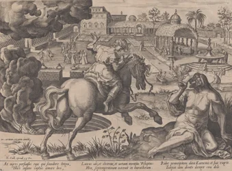 The Enticement of Luxus, z Běhu lidského života, 1570.