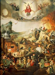 Poslední soud, kolem 1554, Pieter Huys (kolem 1520-1581)
