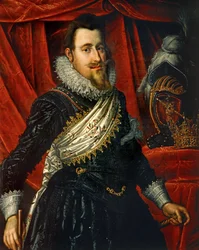 Portrét Kristiána IV. dánského (olej na plátně)